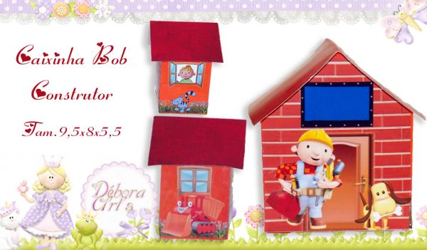Caixinha guloseima Bob o Construtor