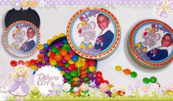 Latinha personalizadas Circo